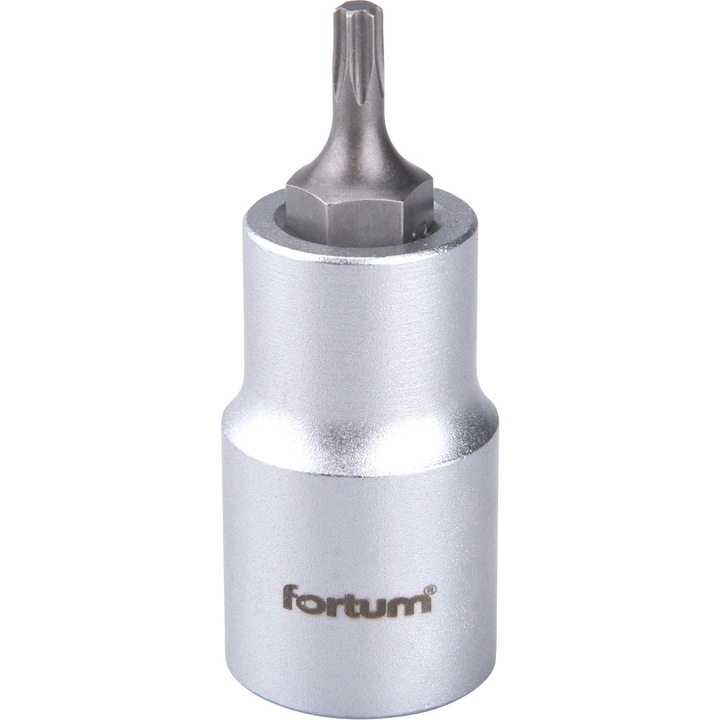 Soclu hexagonal, 1/2" TORX bit, T20, FORTUM, 4700720, 55mm