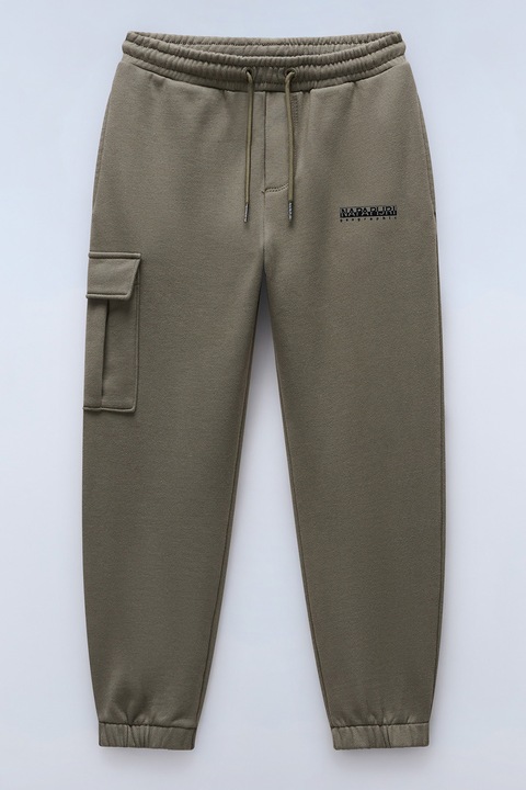 Napapijri, Húzózsinóros cargo szabadidőnadrág rugalmas derékrésszel, Khaki