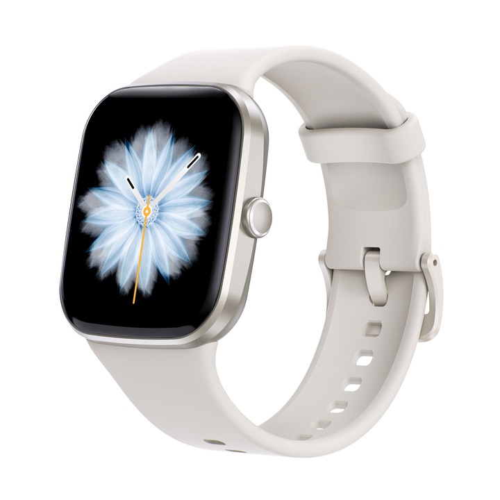 YoYoFit okosóra, 2,1 hüvelykes, csillagfény fehér, szilikon, 20x260 mm