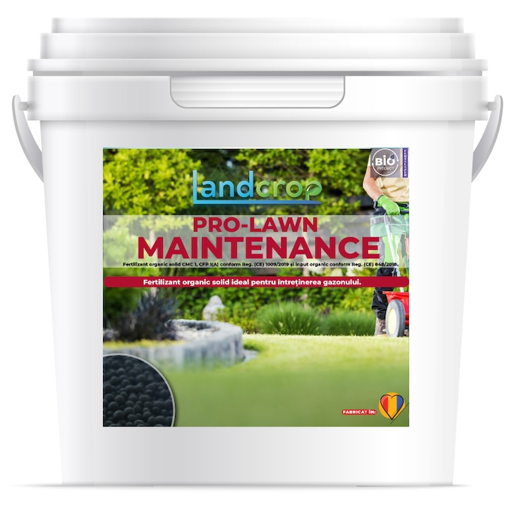 Ingrasamant organic solid pentru gazon, Landcrop Pro-Lawn Maintenance 8 kg