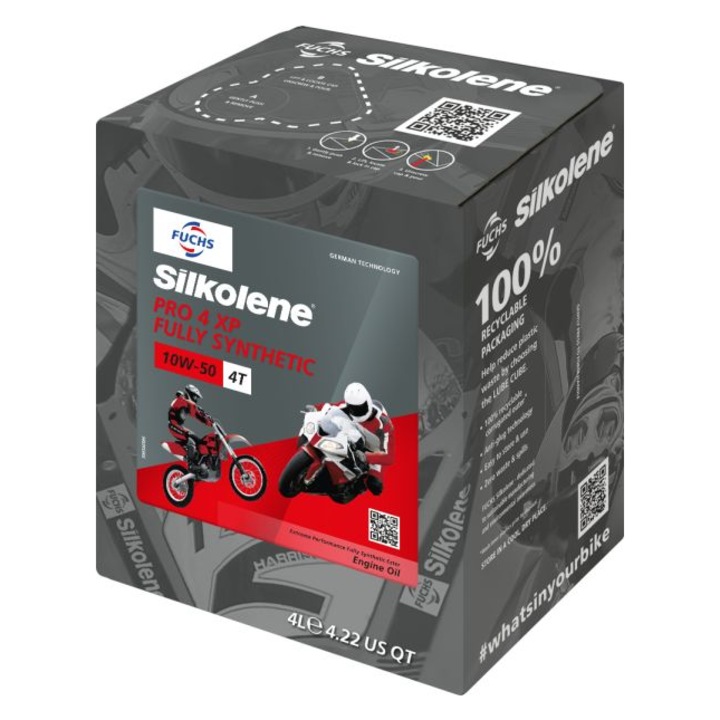 Ulei moto SILKOLENE PRO 4 10W50 - XP 4l