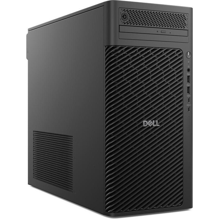 Dell Pro Tower asztali PC, Intel 235 14 C / 14 T, 2,9 GHz - 5 GHz, 16 GB RAM, 512 GB SSD, DVD±RW, Intel Graphics, 180 W, Windows 11 Pro