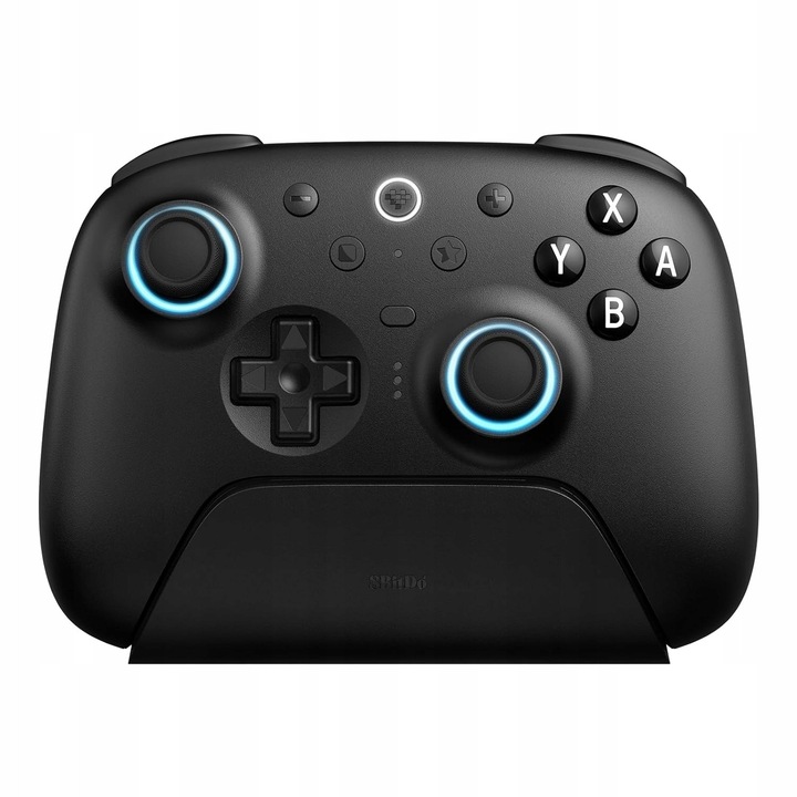 Controler de joc fara fir 8BitDo Ultimate 2 Wireless Bluetooth BT pentru Nintendo Switch 1 / 2, PC, negru