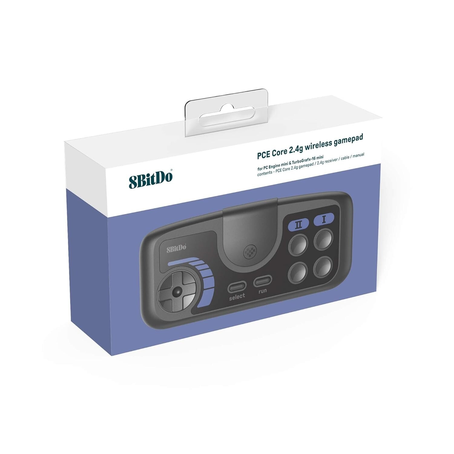 Pc Engine Mini Controller Wireless Controller 8Bitdo PCE 2.4G pentru PC Engine Mini, PC Engine ...