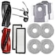 Set accesorii PAA-home® compatibile cu aspiratorul robot Roborock Qrevo Curve/Qrevo Edge/Qrevo Curv S5X/Qrevo Edge S5A/ P20 Pro, 2 perii centrale, 4 lavete, 2 perii laterale, 2 filtre si 2 saci colectori praf