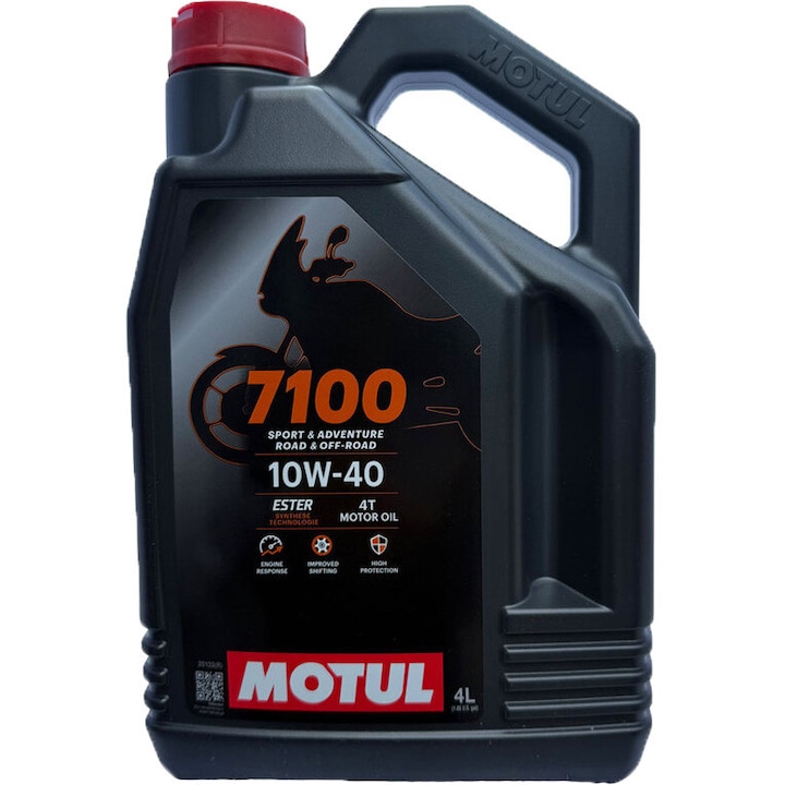 Ulei motor Motul 7100, 10W40 4T, 4L Full Sintetic