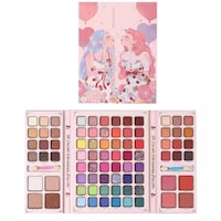 Paleta de machiaj, LXNZUHN®, 80 culori, multifunctionala, compacta, 17x21.8x1.6cm
