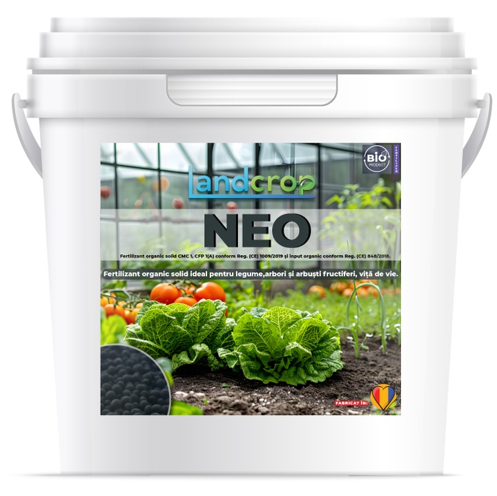 Ingrasamant organic solid pentru legume, pomi fructiferi, vita de vie Landcrop Neo 8 kg