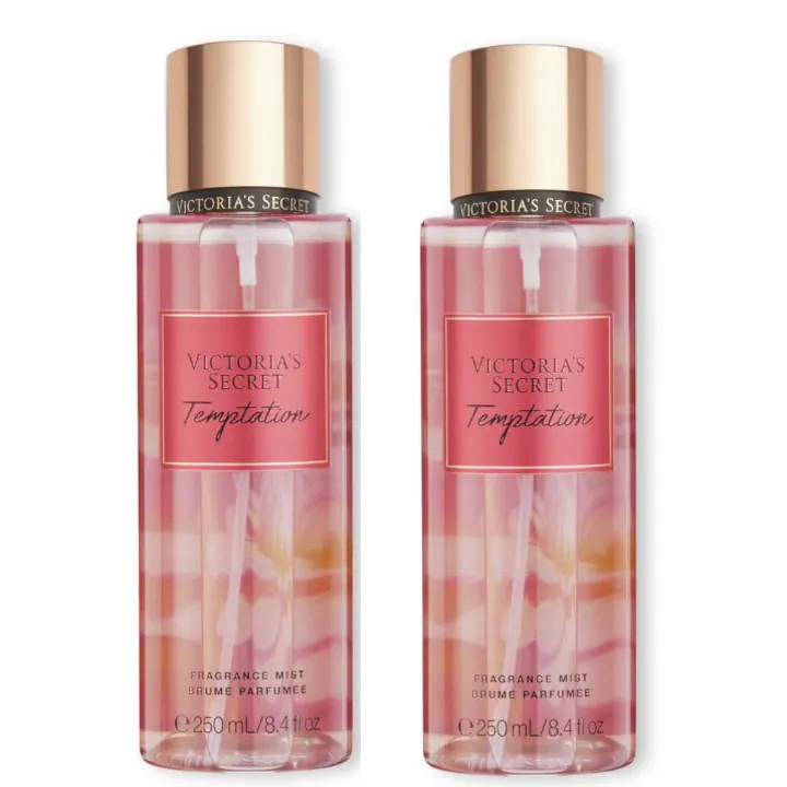 2 x Spray de corp parfumat, Victoria's Secret, Temptation, 250 ml