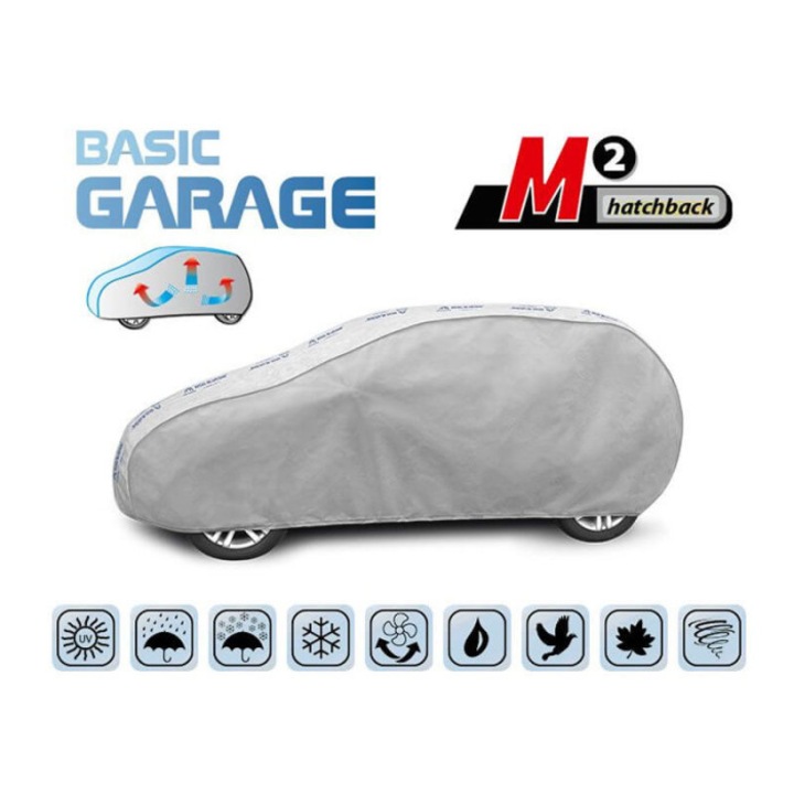 Husa de inalta calitate Kegel Serie BASIC GARAGE M2 pentru Hatchback 380–405 cm