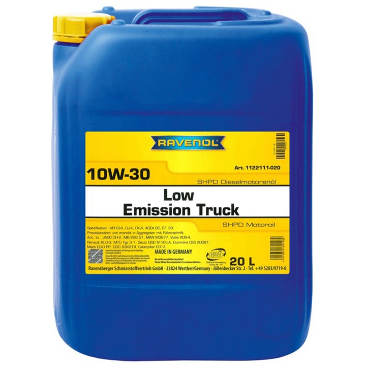 Ulei Ravenol Low Emission Truck 10W30 20 litri
