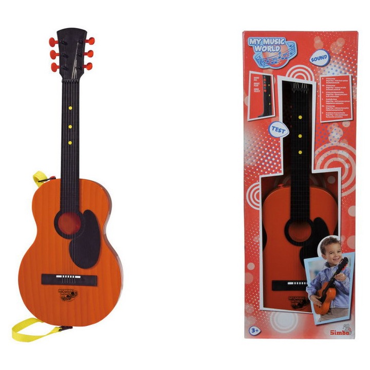 Simba Country gitár, 54 cm, 6 húros, többszínű