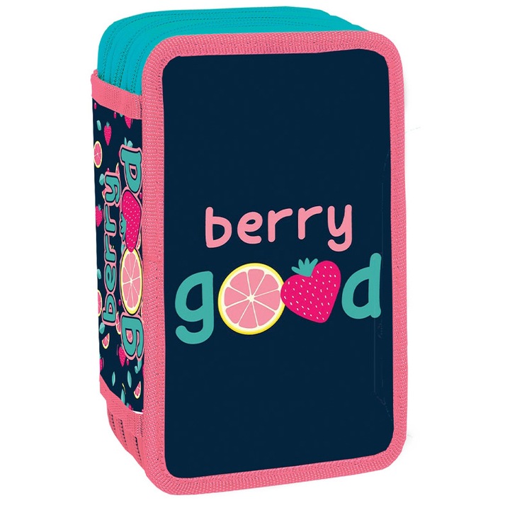 Несесер S-Cool, Berry Good, Необорудван, 3 ципа