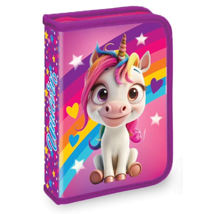 Несесер S-Cool, Unicorn, Необорудван, 1 цип, 2 удължения