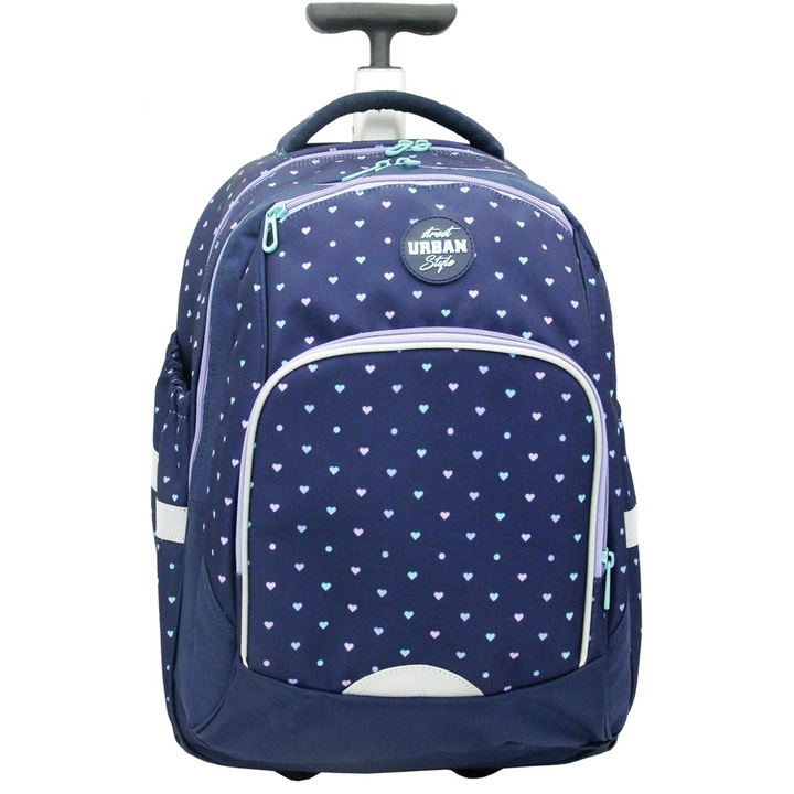 Ghiozdan S-Cool, Urban, Hearts, 46x34x20 cm