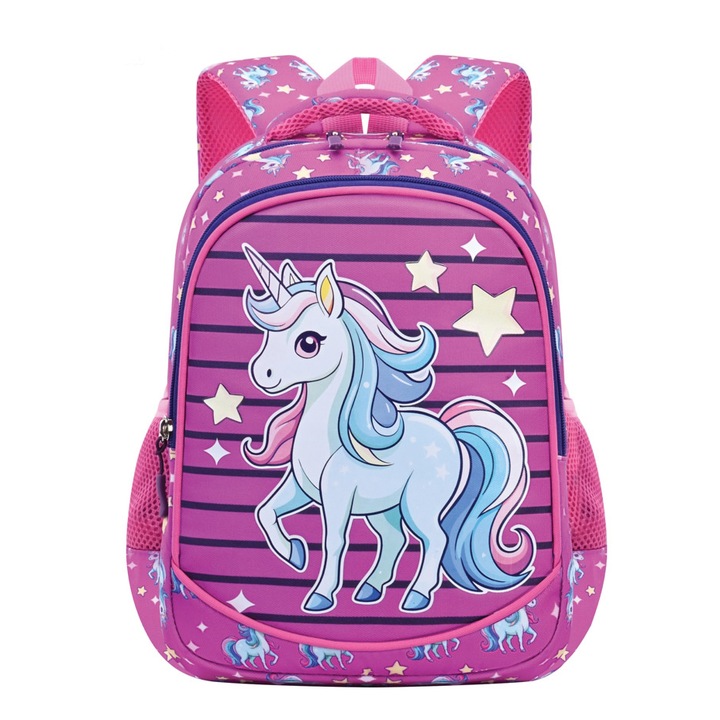 S-Cool hátizsák, Unicorn, óvodásoknak, 34x23x14 cm