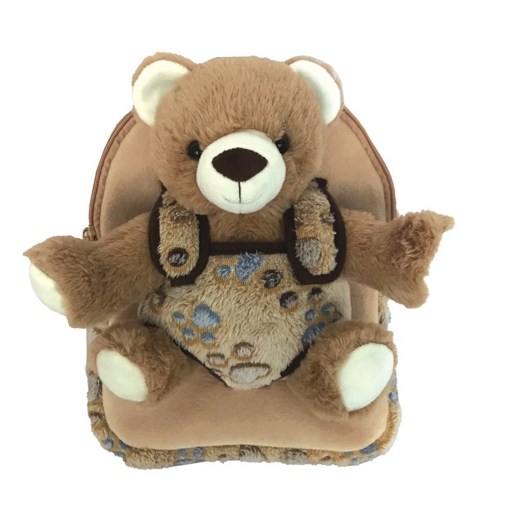 S-Cool hátizsák, Baby Animals, Brown Bear, Óvodába, 23x8x28 cm