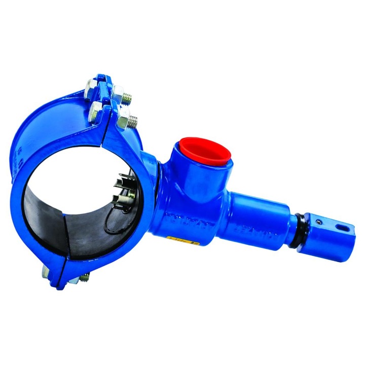 Burghiu de conectare pentru tevi, PVC, Albastru