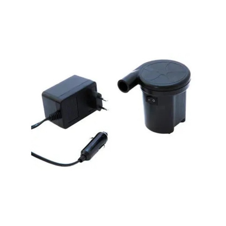 Pompa de umflat Unigreen Aeros 12V 220V, 250 litri/min, 3,5A