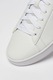 Puma, Pantofi sport de piele ecologica Rickie Classic, Alb optic, Argintiu, 3