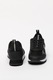 EA7, Pantofi sport unisex de plasa cu insertii de piele ecologica X8X027-XK050-A120, Negru, 9