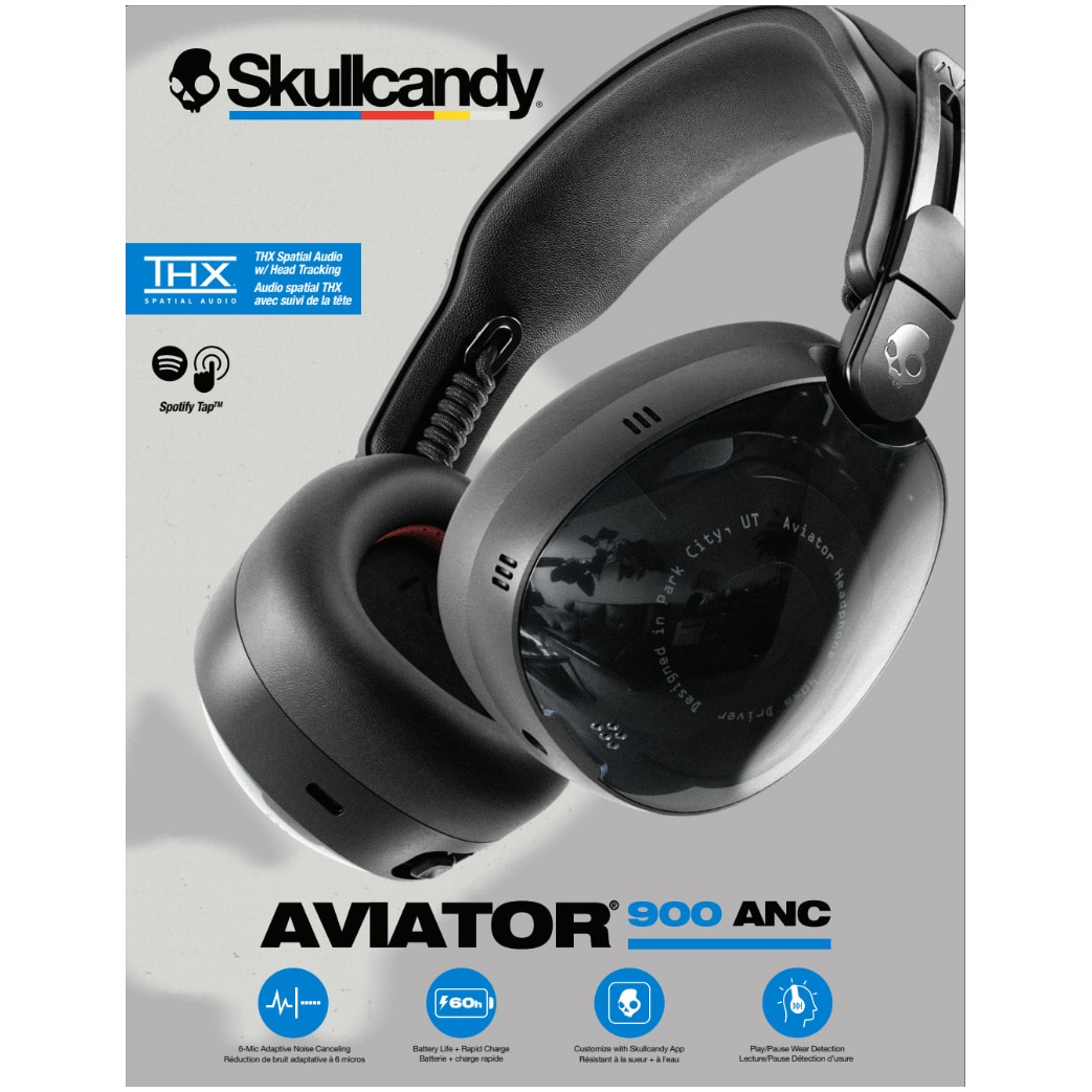 Casti Over-Ear Skullcandy Aviator 900 ANC, Wireless, Bluetooth