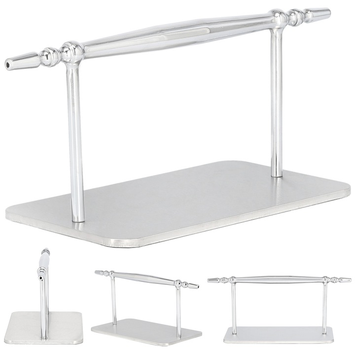 Suport picioare Calissimo, antiderapant, cromat, 19x32x21cm