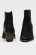 Dolce Vita, Botine cowboy de piele intoarsa Silma, Negru stins