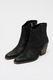 Dolce Vita, Botine cowboy de piele intoarsa Silma, Negru stins