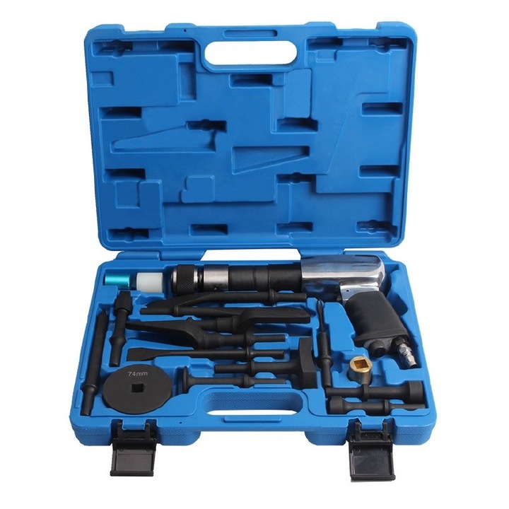 Ciocan pneumatic cu set de adaptoare, Magnus, 2200 rpm/min, 3/4", 10,63" (270mm)