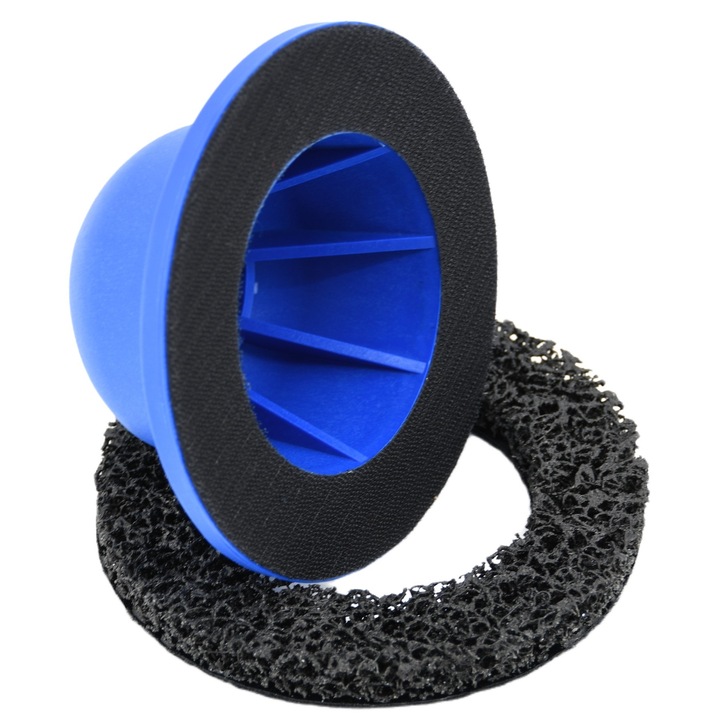 Set curatare butuc roata, Magnus, 1/2", 150 mm, cu suport plastic si disc abraziv