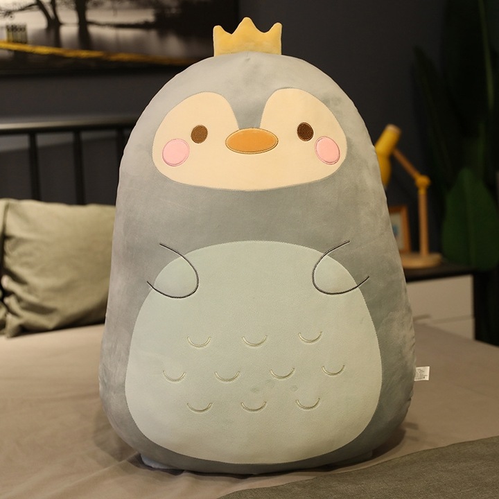 Papusa pernuta Squishmallow, material plus moale, 60cm