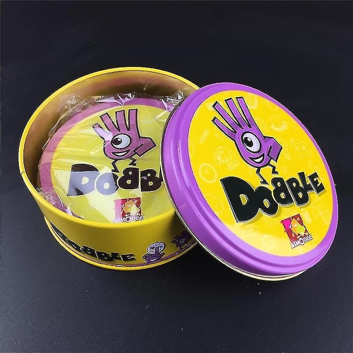Настолна игра Dobble - Spot it, 2-6 играчи, 13x8x13см, метална кутия