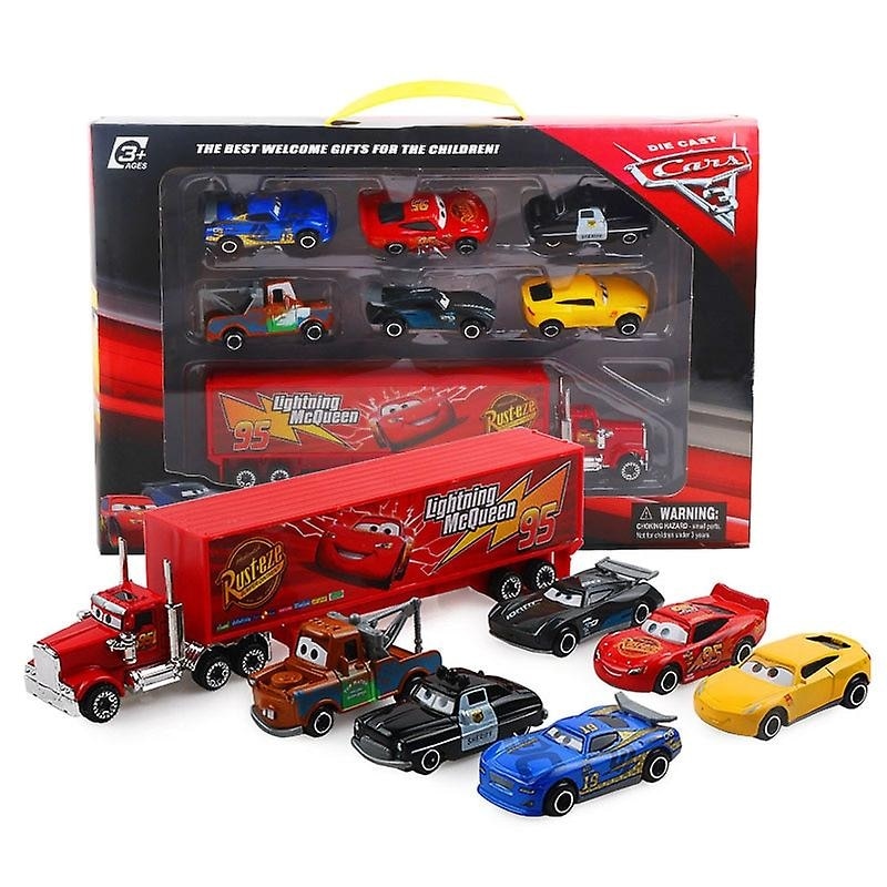 Disney cars 3点セット Set 7 piese masinute Disney Pixar Cars 3, metal/plastic, 1:55