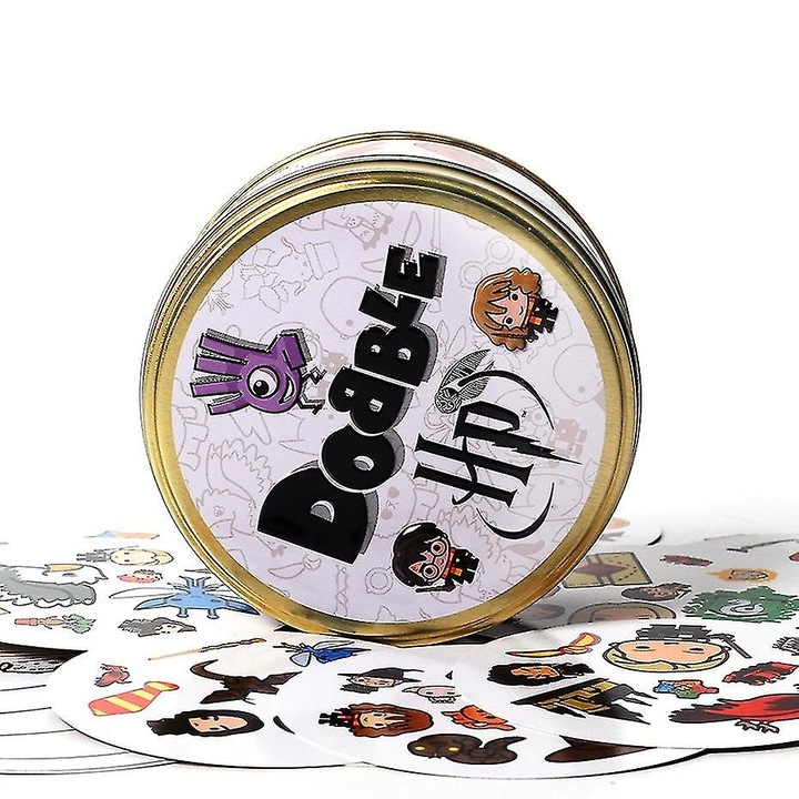 Joc de societate Dobble - Spot it, 2-6 jucatori, 13x8x13cm, cutie metalica