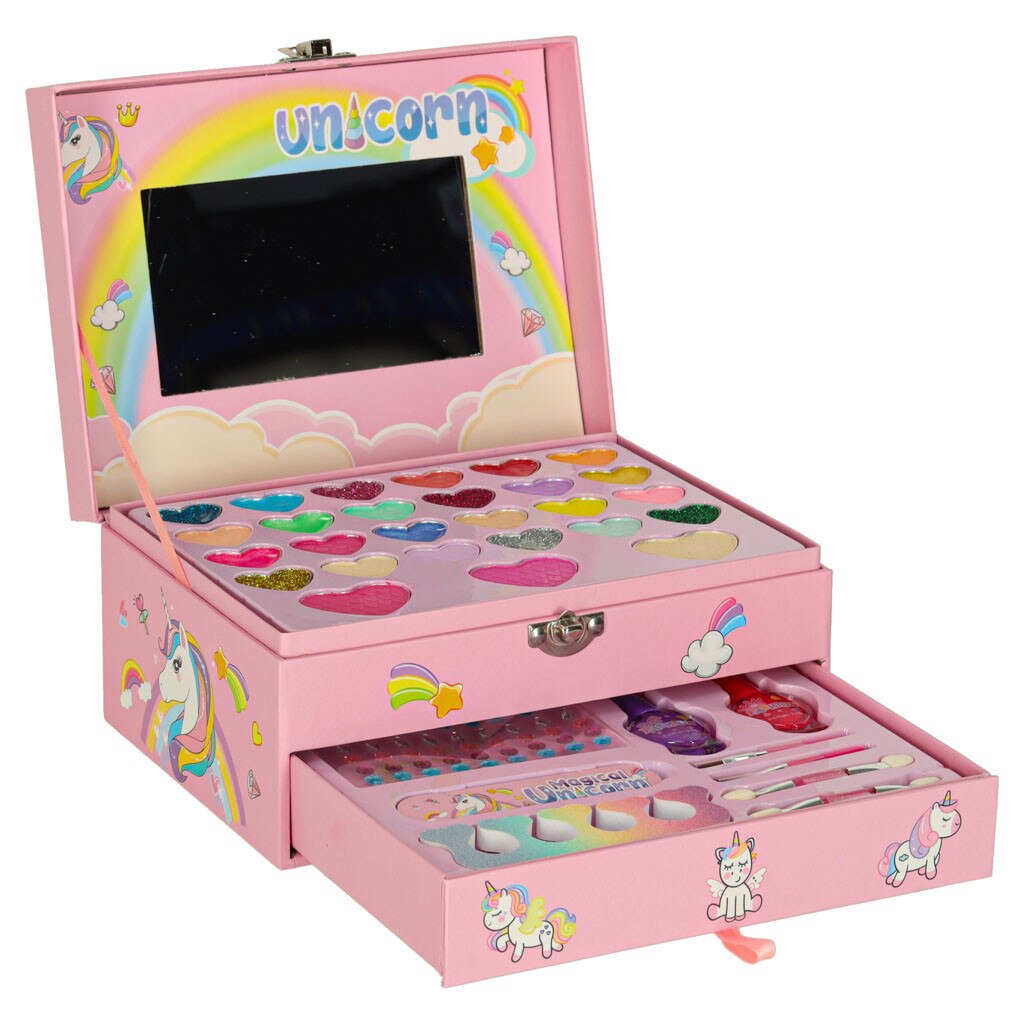 Trusa Machiaj Copii CIUPIGo® cu Model Unicorn – Set Make-up si
