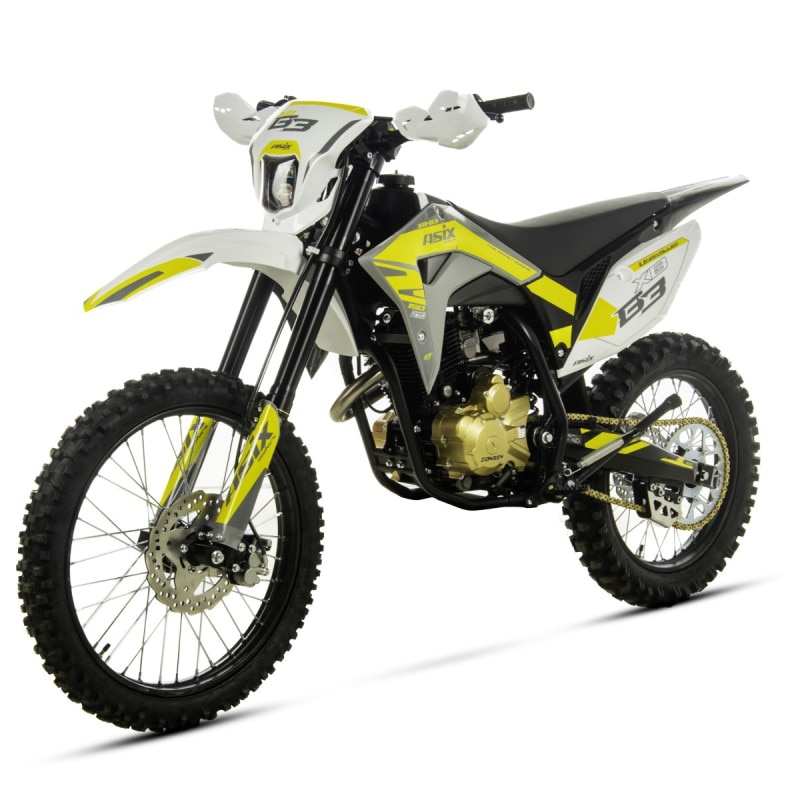 Motocicleta Cross/Enduro Asix XB83 150cc, roti 21/18, culoare gri