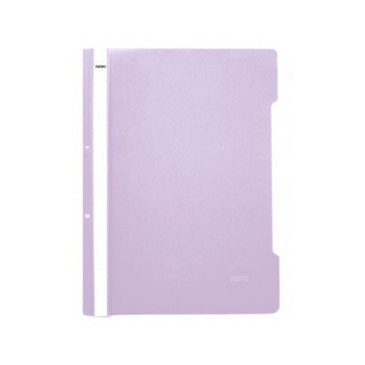 Dosar plastic cu sina si gauri Noki Lila, 50 bucati/set