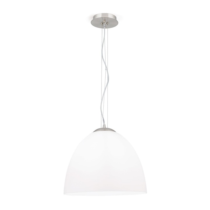 Висяща лампа CONE, E27 1x60W, satin chrome finish steel, Alaska colored glass shade, 122 см IP20 ORION