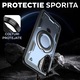Husa pentru Samsung Galaxy A25 Daden® Hybrid Armor, MagRing, Antisoc, MagSafe, Inel rotativ, Calitate Premium, Albastru