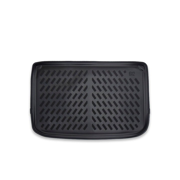 Prémium tálcás csomagtartó szőnyeg, kifejezetten a 2020 utáni, magasított csomagtartójú Renault Captur 2 modellekhez.