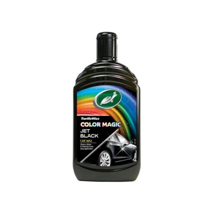 Solutie polish auto Turtle Wax Color Magic Plus Negru 500ml
