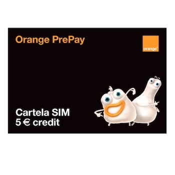 Cartela SIM PrePay ORANGE 5 EURO cu numar 60GB INTERNET