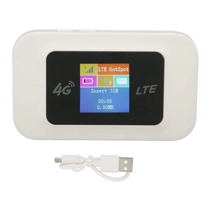 Ciciglow D523 4G LTE mobil router, hordozható Wifi, 150Mbps, többszínű