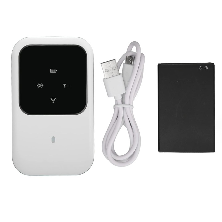 Hordozható Wi-Fi Router H80, 4G, 2400mAh, 680MB/s, Vékony
