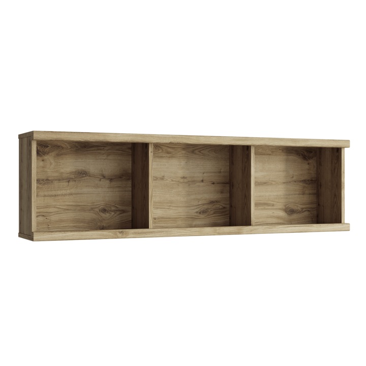 Етажерка Dorsi, Висяща, Дъб Navarre, 135x24, 6x38, 4 см