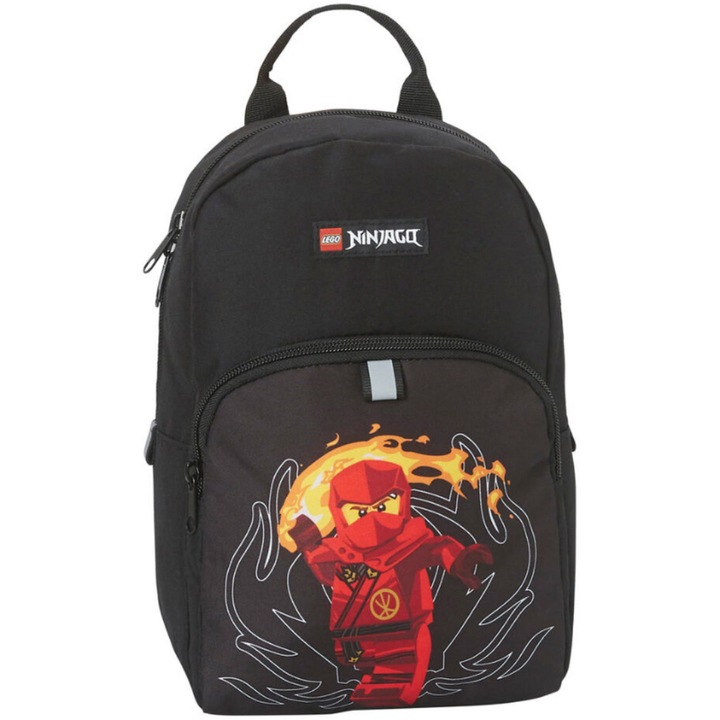 Раница за детска градина LEGO размер S, Дизайн NinjaGo, Red
