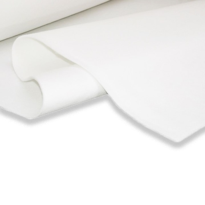 Podea textila, Dekordom, Material 100% Polipropilena, Grosime 2,5 mm, Greutate Totala: 350 G/m², Usor De Intretinut, Rezistent, 2 m x 1 m, Alb