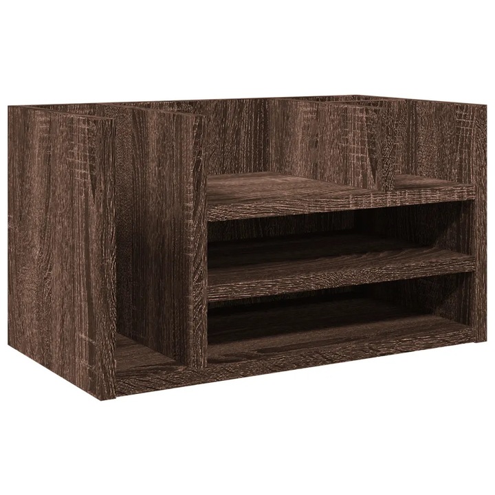 Органайзер за бюро, vidaXL, дъб сонома, 44.5x24x25см, 6 отделения