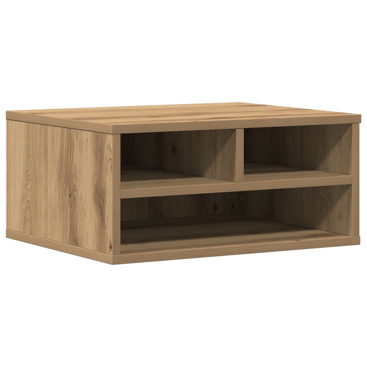 Suport pentru imprimanta vidaXL, 49x40x22,5 cm, din material lemnos, finisaj mat, rezistent la pete